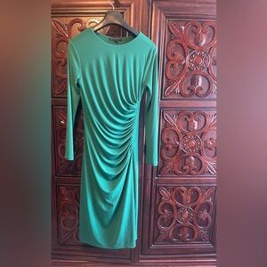 Banana Republic Teal Long Sleeve Dress